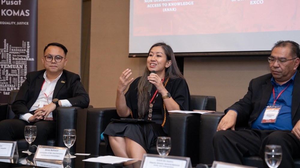 Children rights advocate Anne Baltazar (centre) says the many ALCs in Sabah need more support. — Picture courtesy of Anne Baltazar