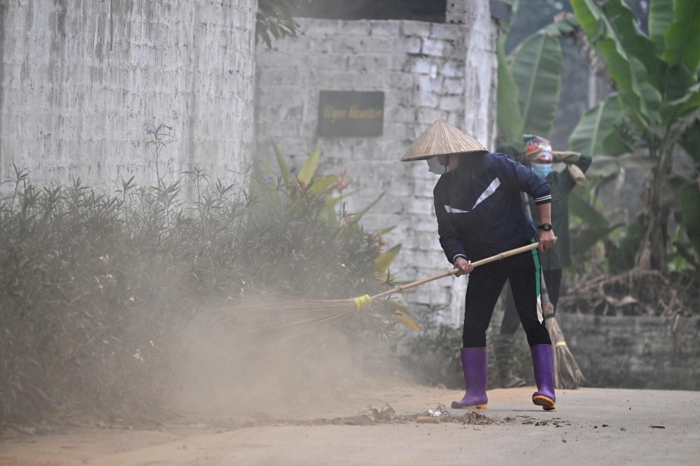 The country’s poor air quality kills at least 70,000 people a year, according to the World Health Organization (WHO). — AFP pic